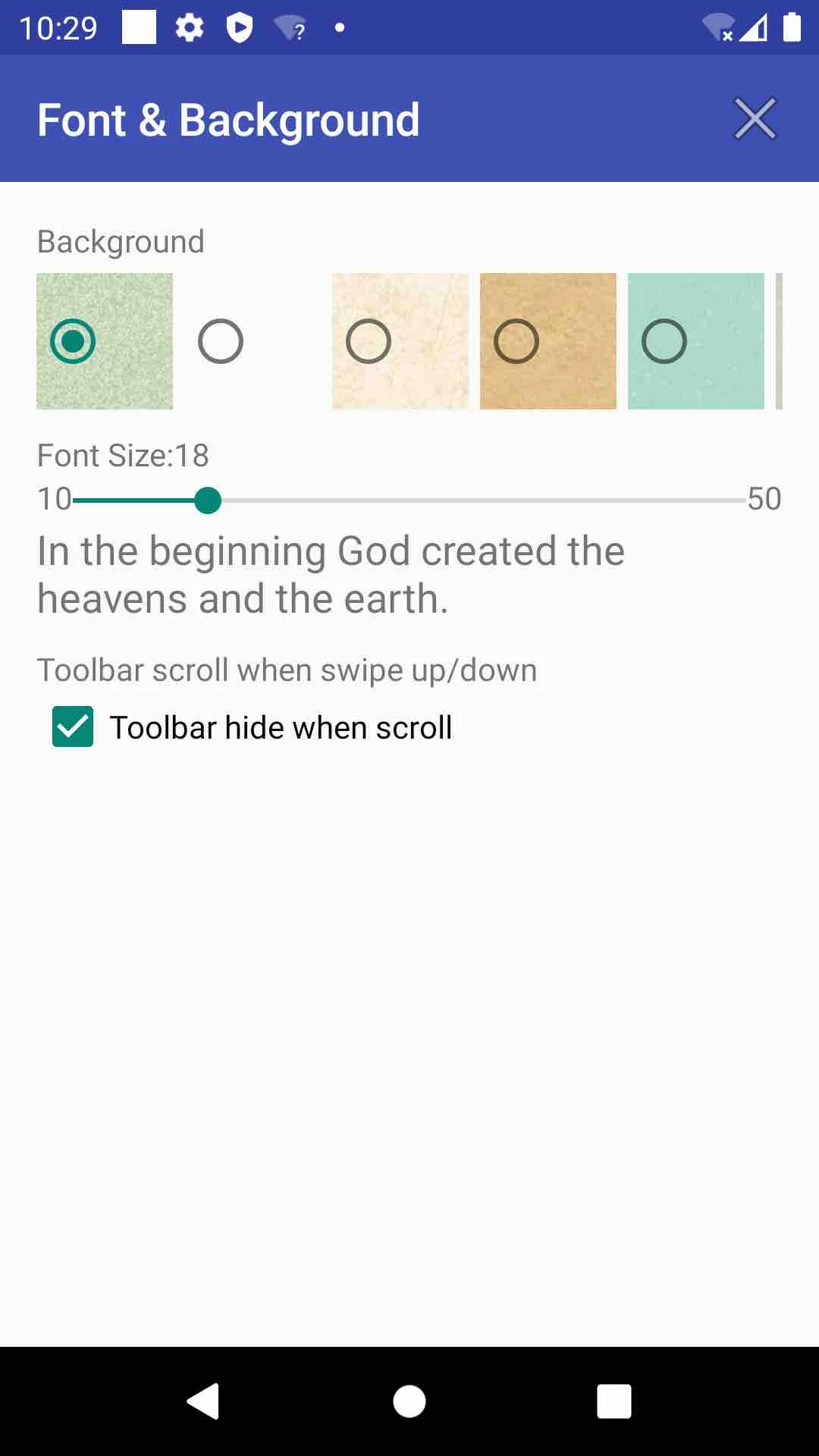 English Hebrew Audio Bible screenshot